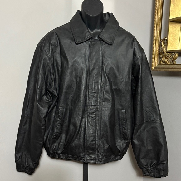 Vintage Other - Caribou Creek VINTAGE 2XL Black Leather Jacket
